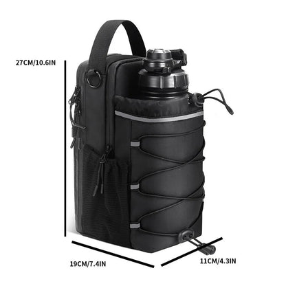 Geestock Fitness Magnetic Water Bottle Bag Outdoor Sports Water Cup Storage Bag Large Capacity Magnetic Gym Water Bottle Bag