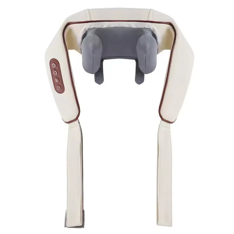 New USB Tape Neck Shiatsu Massage Belt Neck Back Shoulder and Neck Massager U-Shape Electric Neck Massager with Long-Las