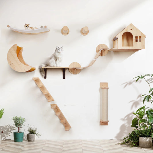 Cat Wall Climbing Shelf Steps Ladder